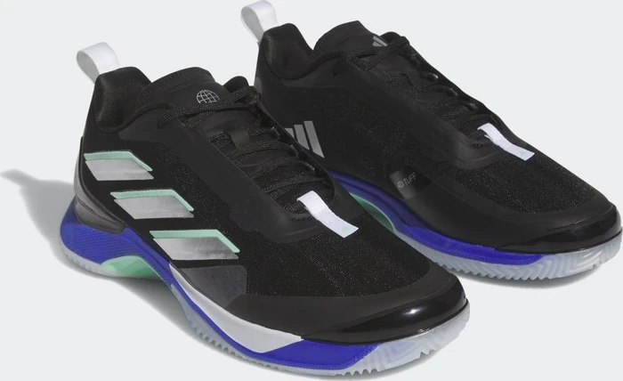 adidas Avacourt Clay Court cloud white/silver metallic/pulse mint (Damen)