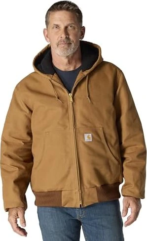 Carhartt Flannel Lined Active J140 Loose Fit Jacke carhartt brown (Herren)