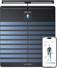 Withings Body Scan digitale Segment-Körperanalysewaage schwarz