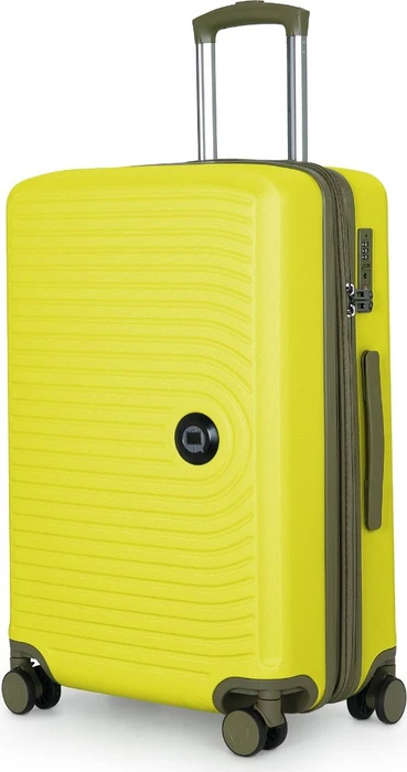 Hauptstadtkoffer Mitte TSA Spinner erweiterbar 68cm lemon