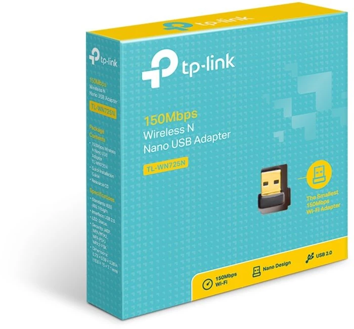 TP-Link TL-WN725N, 2.4GHz WLAN, USB-A 2.0 [Stecker]