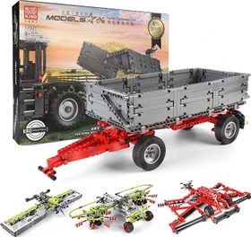Mould King Traktor Anhänger Set 4in1