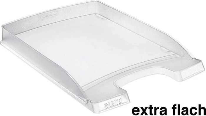 Leitz Plus Briefablage flach, A4, transparent