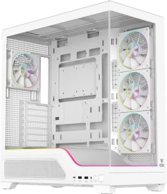 iTek Showbui Wave 82W White, Glasfenster (ITGCASBW82W)