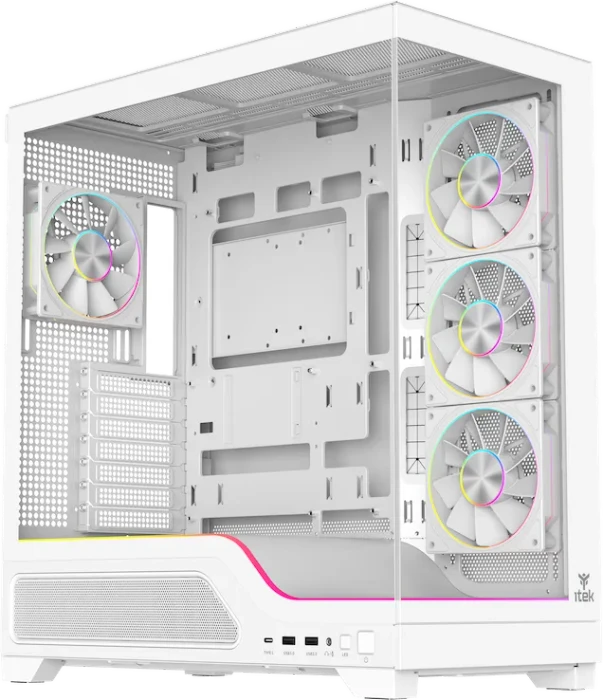 iTek Showbui Wave 82W White, Glasfenster