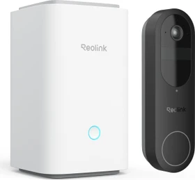 Reolink Video Doorbell Battery schwarz, inkl. Reolink Home Hub, Video-Türklingel