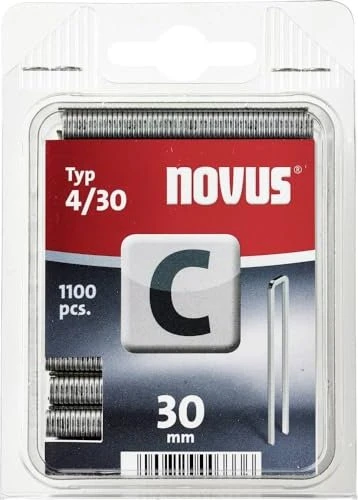 Novus Typ 4 Tacker-Klammern, 30x6.1mm, 1100 Stück