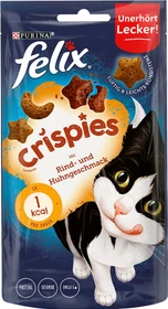 Purina Felix Crispies Fleisch und Gemüse, 360g (8x 45g)