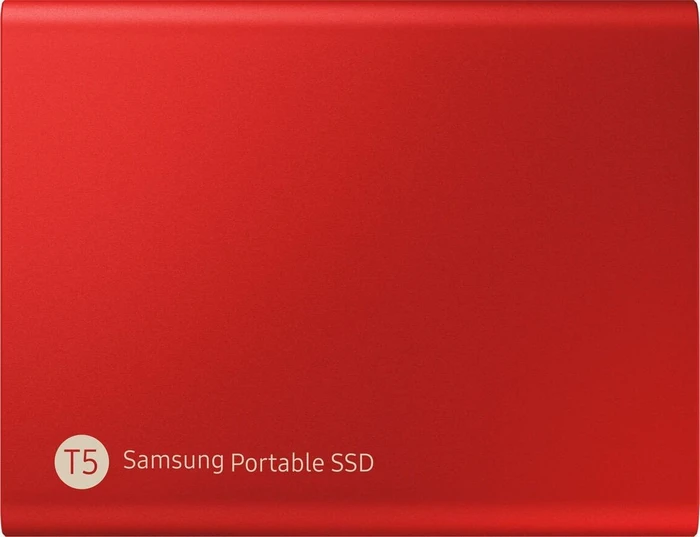 Samsung Portable SSD T5, Metallic Red, 1TB, USB-C 3.1