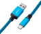 CableMod Classic Coiled Keyboard Cable USB Micro-B auf USB-A, Tastaturkabel (Spiral-Textilkabel), 1.5m, Spectrum Blue Vorschaubild