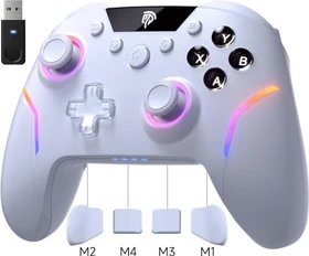 EasySMX X20 Wireless Gaming Controller weiß (Switch/PC/Android)