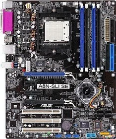 ASUS A8N-SLI SE, nForce4 SLI (dual PC-3200 DDR)