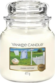 Yankee Candle Clean Cotton Duftkerze, 411g