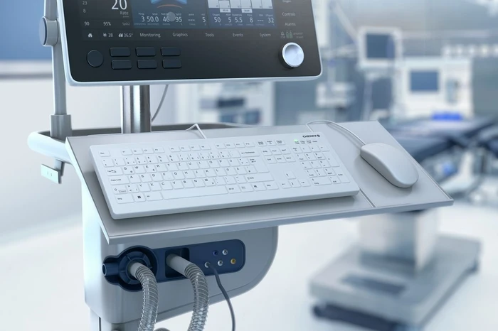 Contour Design AK-C8112 Medical Keyboard, weiß, USB, FR