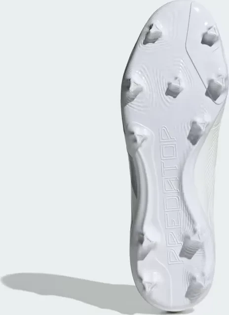 adidas Predator League Laceless FG cloud white/silver metallic