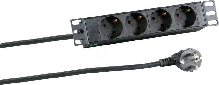 EFB Elektronik 10" Rackmount Aluminium Steckdosenleiste