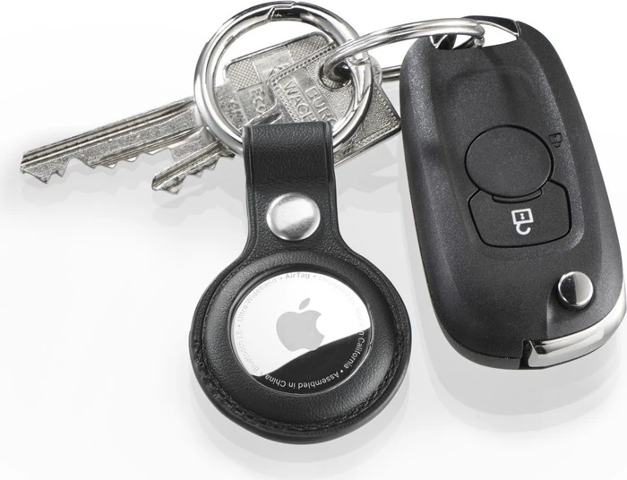Hama Edge Protector Finest Sense für Apple AirTag schwarz