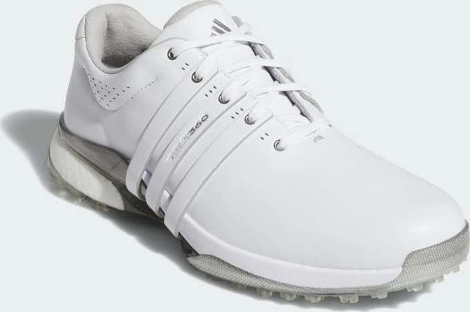 adidas Tour360 25 Spikeless cloud white/silver metallic (Herren)