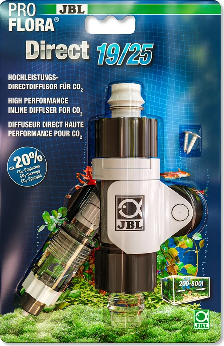 JBL PRO FLORA Direct, Hochleistungs-Direktdiffusor für CO2, 19/25mm