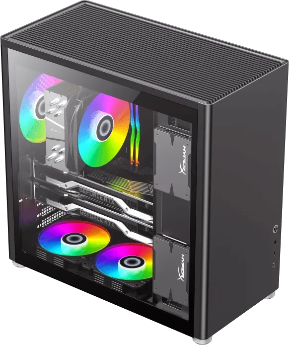 GameMax Spark Pro Black, Glasfenster