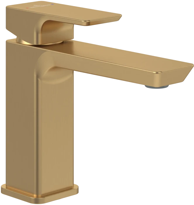 Villeroy & Boch Subway 3.0 Einhebel-Waschtischarmatur ohne Ablaufgarnitur brushed gold