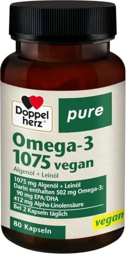 Doppelherz pure Omega-3 1075 Kapseln, 80 Stück