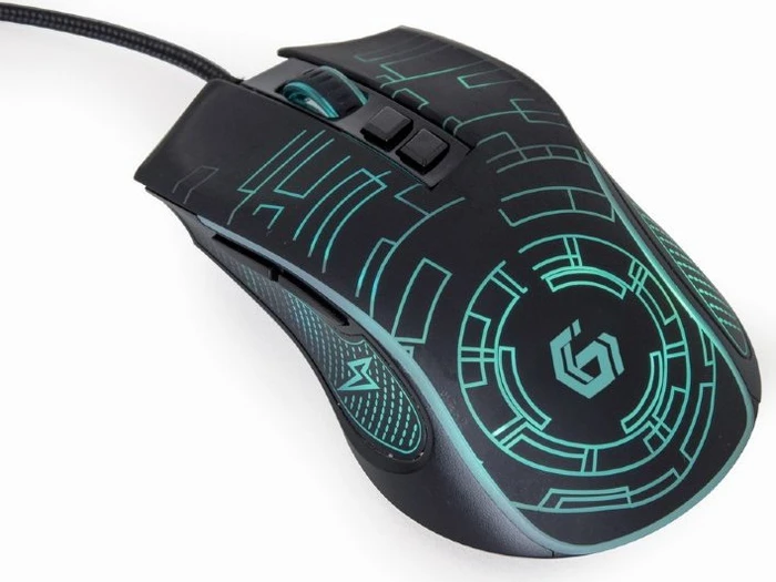 Gembird USB-LED-Gaming-Maus schwarz, USB