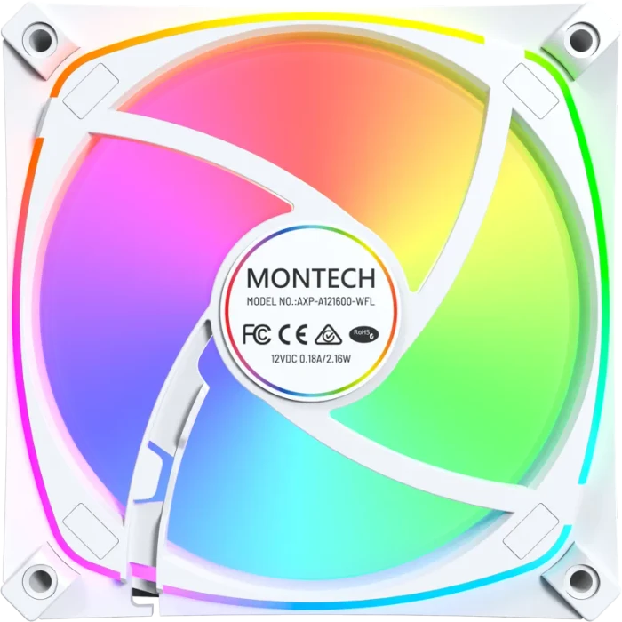 Montech AX120 PRO, weiß, 120mm
