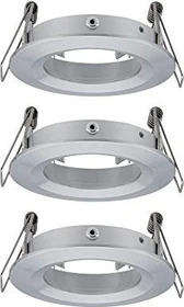 Paulmann Choose Basisset starr Einbauleuchte alu, 3 Stück