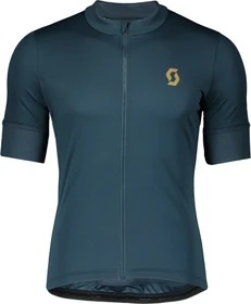 Scott Endurance 10 Trikot kurzarm nightfall blue/ochre yellow (Herren)