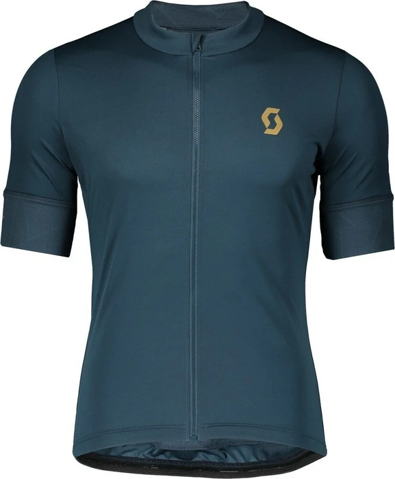 Scott Endurance 10 Trikot kurzarm nightfall blue/ochre yellow (Herren)
