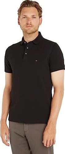 Tommy Hilfiger 1985 Slim Fit Poloshirt kurzarm schwarz (Herren)