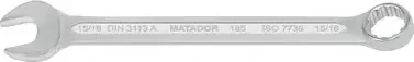 Matador 0185 Ring-Maulschlüssel zöllig, 15/16"x277mm