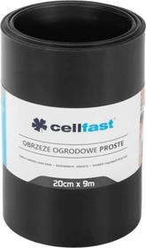 Cellfast Rasenkante 20cm schwarz 9m