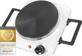 Exquisit KP3102we Einzel-Elektro-Kochfeld freistehend