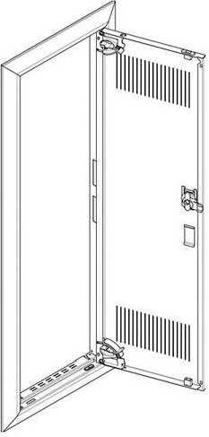 Schneider Electric Blendrahmen + Tür mit Lüftungsschl. FB3 / BH4