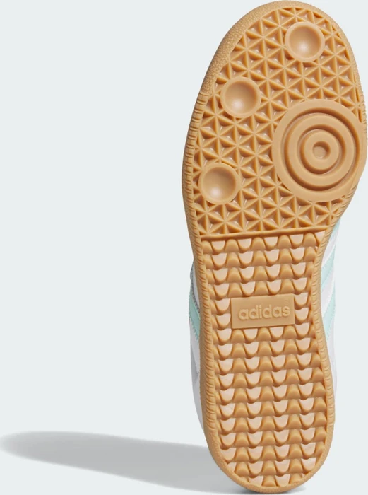 adidas Samba OG cloud white/semi flash aqua/gum (Junior)