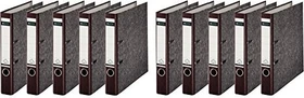 Leitz Qualitäts Ordner 2-Ring 180° CO2 neutral, 50mm, A4, braun, 10er-Pack