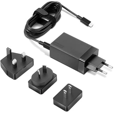 Lenovo USB-C AC Travel Adapter schwarz, 1x USB-C, inkl. USB-C-Ladekabel, 65W