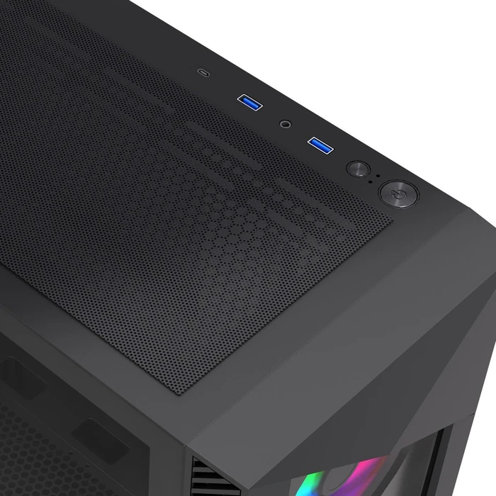 Gembird Fornax 900 ARGB Black, Glasfenster