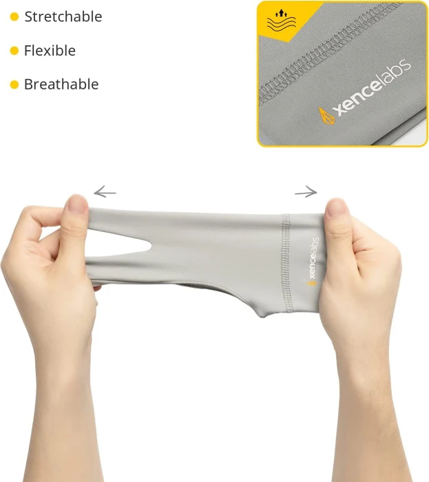 Xencelabs Drawing Glove, Zeichenhandschuh, Medium, grau