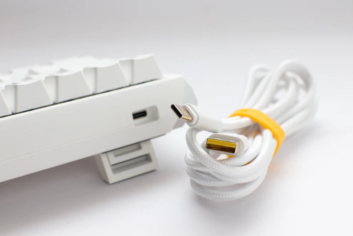 Ducky One 3 Mini PBT, LEDs RGB, Pure White, MX SPEED RGB Silver, USB, US