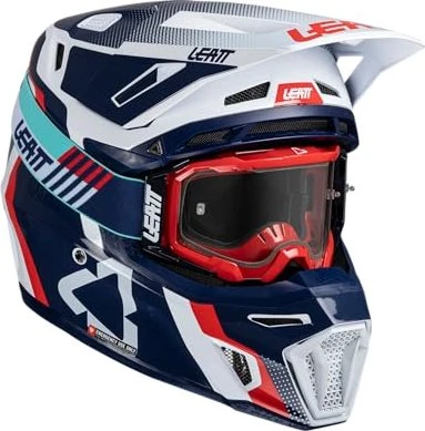 Leatt Moto 8.5 Royal blau/weiß/rot