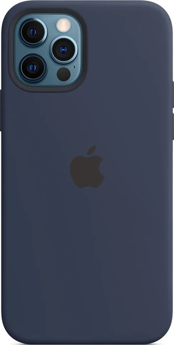 Apple Silikon Case mit MagSafe für iPhone 12/iPhone 12 Pro dunkelmarine