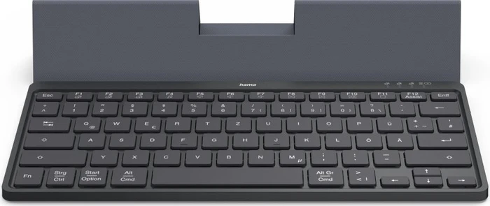 Hama Travel 600 Multi-Device-Tastatur, schwarz, mit integr. Hülle, Bluetooth, DE