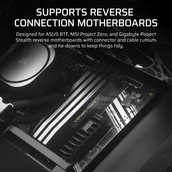 Corsair Frame 4000D, schwarz, Glasfenster