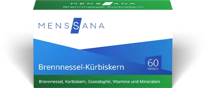 MensSana Brennnessel-Kürbiskern Kapseln, 60 Stück