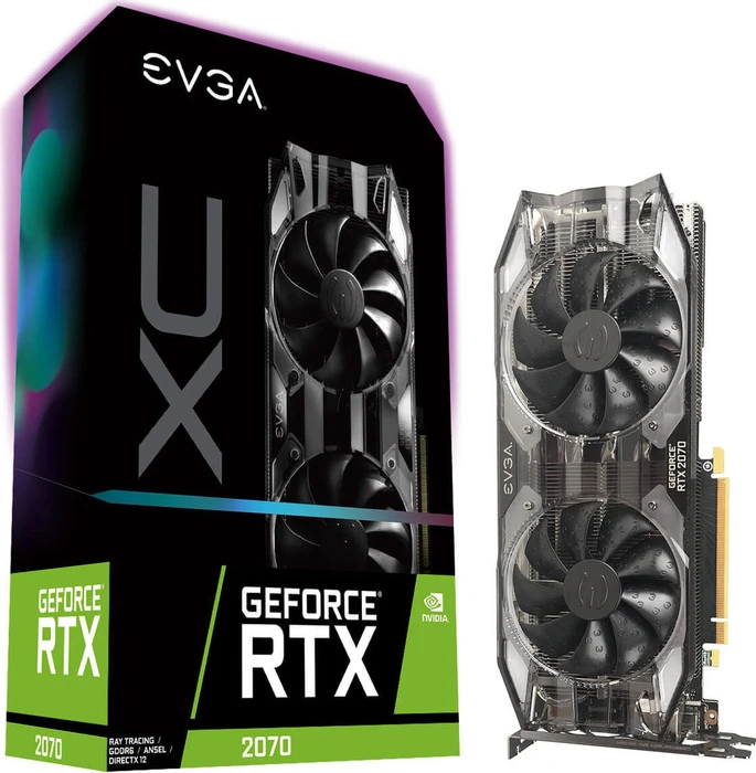 EVGA GeForce RTX 2070 XC Gaming, 8GB GDDR6, HDMI, USB-C, 3x DP
