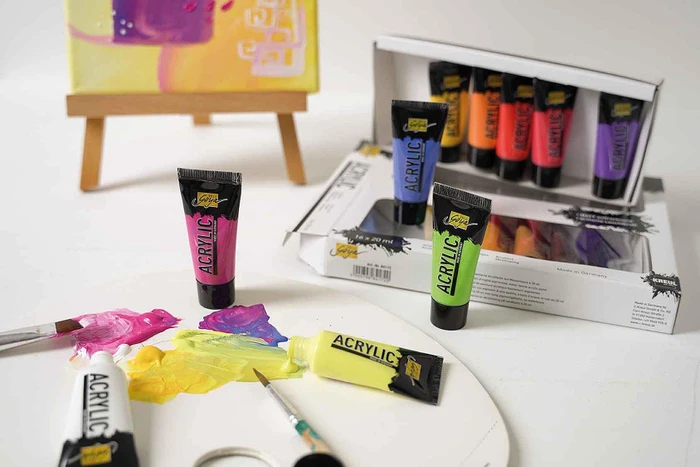Kreul Solo Goya Acrylfarbe, 16 Farben, 20ml, 16er-Set