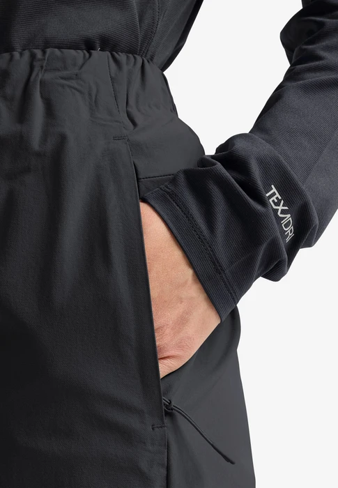Jack Wolfskin Prelight Trail Hose lang schwarz (Damen)